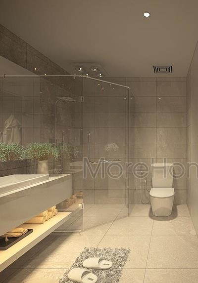  Thiết kế nhà tắm đẹp tại căn hộ Pentstudio Tây Hồ 